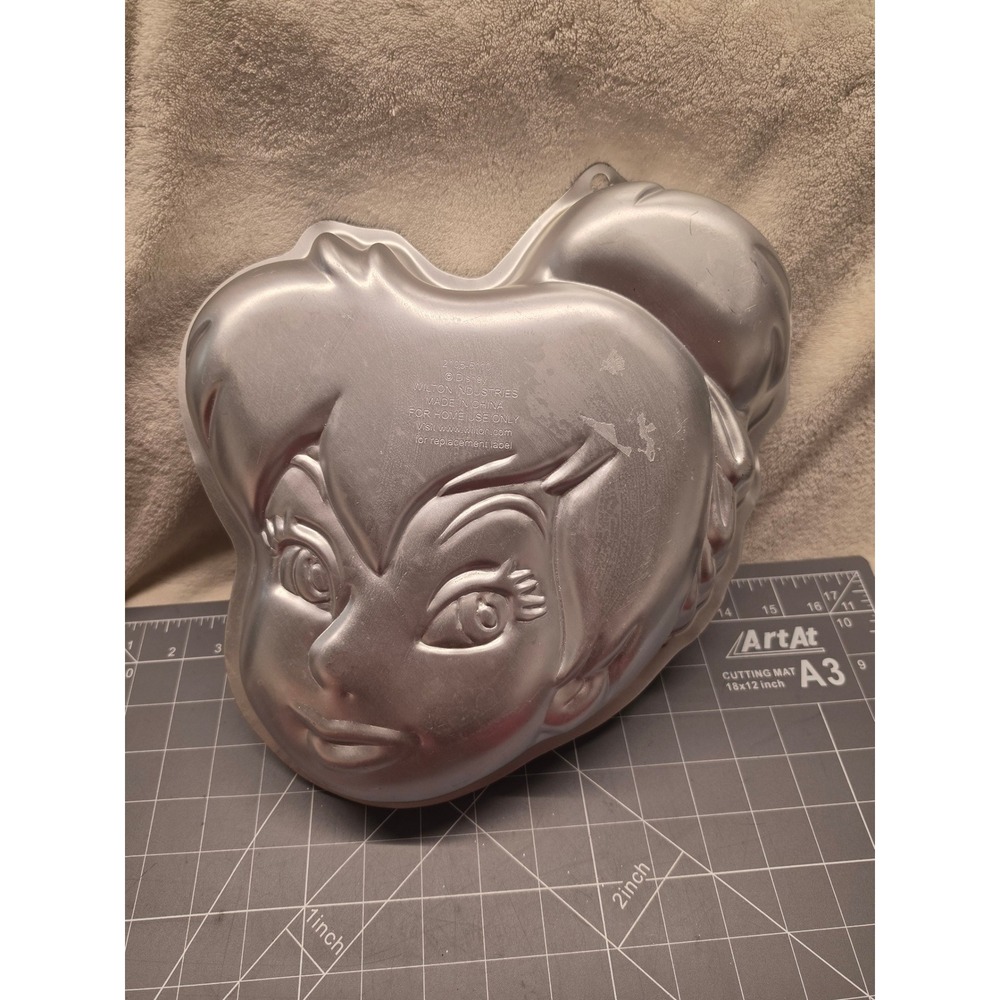 Wilton Disney Tinker Bell Aluminum Character Cake Pan 2105-5110 Silver Fairy